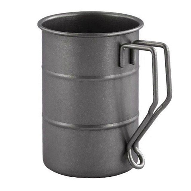350Ml/12Oz Retro Industrial Style Beer Mug 304 Stainless Steel Mug,Distressed Outdoor Camping Cup Tr