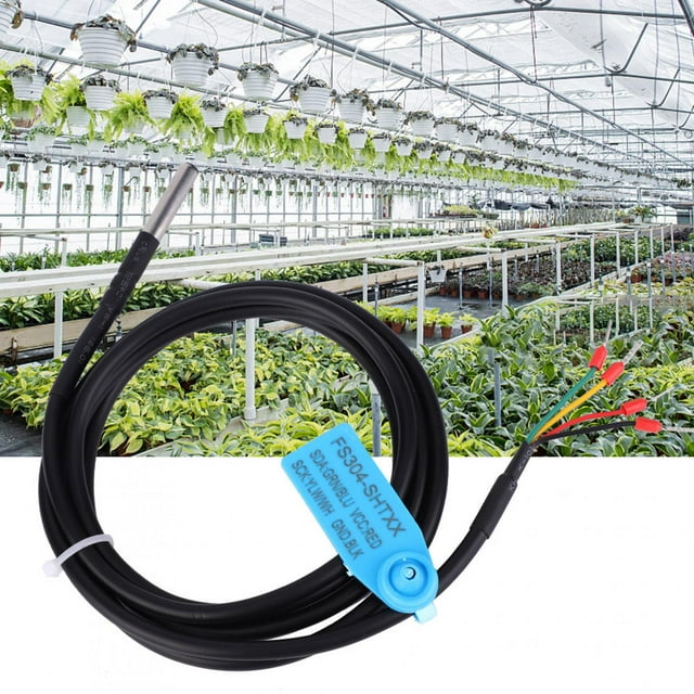 Sensor De Temperatura Y Humedad Del Suelo, Sonda Digital De Temperatura Y Humedad, Carcasa De Acero Inoxidable Resistente Al Agua