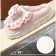 thumbnail image 4 of Zapatillas lindas de gatito para mujer, pantuflas suaves de felpa cálidas con diseño de gato Kawaii, pantuflas acogedoras para interiores y exteriores,Pink,7.5-8.5, 4 of 6