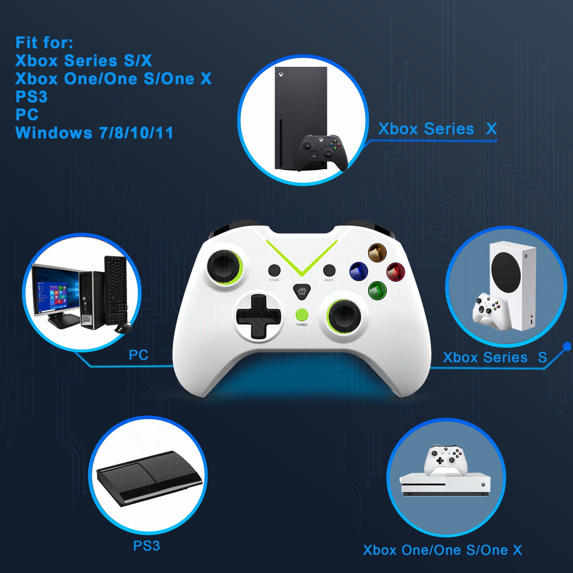 Wireless Xbox Controller for Xbox One, Xbox Series S/X, Xbox One 