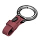 thumbnail image 2 of Llavero de aleación personalizado con detalles de cuero | Colgante de llave personalizado para hombre | Anilla resistente para colgar en la cintura y cordón para llaves, 2 of 5