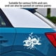 thumbnail image 4 of Kenally Etiqueta engomada del patrón de flores Vivid Car-Window Paster Modificación única Paster Etiqueta engomada universal del vehículo para la Vehículos, repuestos y accesorios Mis No.1 Kenally VI009246-01, 4 of 6