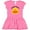 Raspberry with Polka Dots, variant on Inktastic Duck Feeling Ducky Girls Toddler Dress
