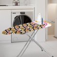 thumbnail image 2 of HELLHERO Ironing Board Cover Most Iron Boards Ironing Board Protector Cover Elastic Fasteners Polyester Adjustable Fastener(Mushrooms Daisies), 2 of 6