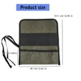 thumbnail image 3 of Tool Roll Up Pouch, Tool Roll,Canvas Multipurpose Wrench Roll Up Bag, Tool Roll Organizer,4 Pocket for Electrician, 3 of 5