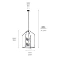 thumbnail image 4 of Madden - Light Black Steel Pendant Light, 4 of 7