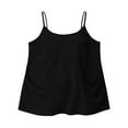 thumbnail image 7 of Diufon Plus Size Tank Tops for Women Summer Casual Sleeveless Loose Camisole Spaghetti Strap Basic Top with Pockets, 7 of 7