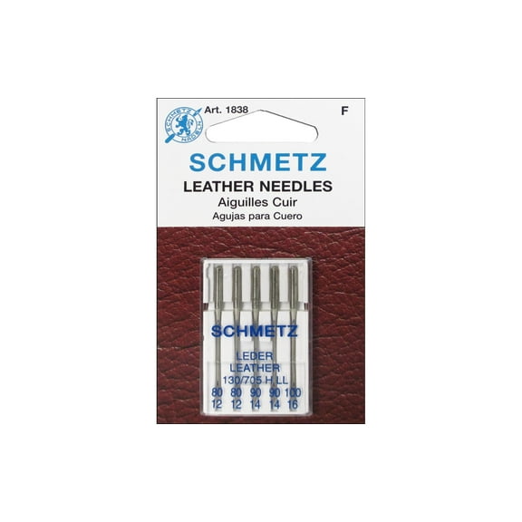 Schmetz Needle Leather Astd (Pack Of 5)