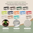 thumbnail image 6 of WestinTrends Malibu Patio Outdoor Coffee Table – 35" All-Weather Poly Lumber Adirondack Porch Table, Sand, 6 of 14