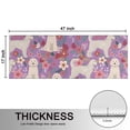 thumbnail image 5 of Kitchen Rugs Sets Of 2,Goldendoodle Dog and Flower Floral Anti Fatigue Kitchen Mat Rugs Non Slip Washable,Decorative Kitchen Floor Mats for Kitchen,Sink,Laundry,17"X47", 5 of 5