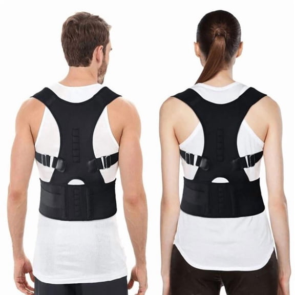 Magnetic Back Brace for Men Women Shoulder Upper Back Girdle Back Belt Strap Posture Belt Under Shirts
