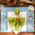 thumbnail image 4 of Design Imports DII Storm Blue Textured Twill Weave Placemat 6 Piece, 4 of 4