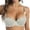White, variant on Comfortable Seamless Full Coverage Wireless Bra For Women Soft Support Lace Everyday Lift Underwire Padded Half Cup Black,34-M