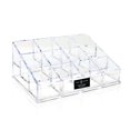 thumbnail image 1 of Soporte para esmalte de uñas Isaac Jacobs, acrílico transparente, 12 compartimentos, 1 of 4