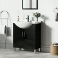 thumbnail image 2 of Eclife 30" Freestanding Single Bathroom Vanity with Euro Ceramic Sink and Faucet, 2 of 8