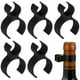 thumbnail image 3 of 9pcs Portes de botella de champán Clips de botella de plástico Clips de seguridad de velas Suministros de fiesta, 3 of 6