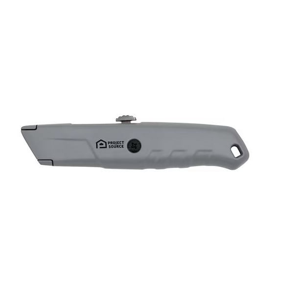 Project Source 18mm 3 -Blade Retractable Utility Knife with On Tool Blade Storage