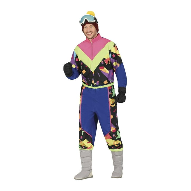 Fiestas Guirca Mens 80s Skier Costume