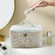 thumbnail image 1 of Bolsa de Viaje Ganfancp para Mujeres Cosméticos Impermeable Estampado de Rombos Multifuncional, 1 of 6