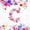 Pink Purple C, variant on Castle Fairy Floral Letter D Twin Sheet Sets 3pcs for Adults,Chic Flowers Bedding