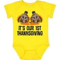 thumbnail image 3 of Inktastic Twins First Thanksgiving Turkey Boys or Girls Baby Bodysuit, 3 of 5