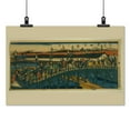 thumbnail image 2 of Print: Naniwa Higashibori Tekkyo No Zu, circa 1850, 2 of 4