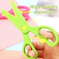thumbnail image 5 of Youngster'S Safety Craft Scissors (Presch○○l Training Tool, Blunt-Tip Art Shears), Green, Blue Youngster'S Safety Scissors For Presch○○l, Handmade Art Craft Training Scissors, Meiiso, 5 of 5