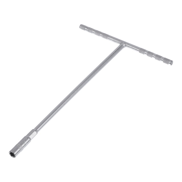 Llave de zócalo universal 28x18cm, llave de spanner duradera, extractor de zócalo de acero aleado 1 Pc hexágono 8mm para automóvil, motocicleta, dirtbike, llave de mango en T