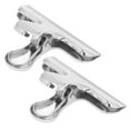 thumbnail image 4 of Clips Longue Queue Clip Bureau Métal Liant 2Pcs École Largement Papeterie Extra Queue Cheveux Clips Cheveux Longue Queue Clips, 4 of 8