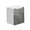 grey S, variant on Plastic Flip Top Storage Container Dustproof Sealed Box for Desktop Organization