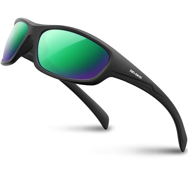 Gafas de Sol Polarizadas RIVBOS con Protección UV400 RB832-1 Negra