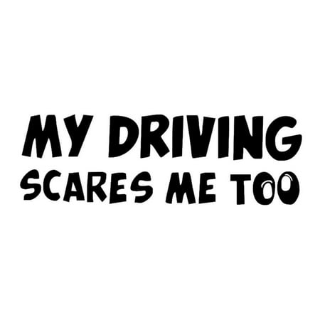 Cartoon Words Sticker My Driving Scares Me Too Funny Warning Car Reflective Styling Decal | Walmart Canada Cartoon Words Sticker My Driving Scares Me Too Funny Warning Car Reflective Styling Decal | Walmart Canada