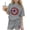 Gray B, variant on Stamzod Girls' Clothing Sets Summer Outfits American Flag Short Sleeve Tee and Shorts Set 2 Piece Outfit Gray B 9-10Years
