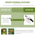 thumbnail image 2 of Stainless Fruit Picker Fruits Pick Head Basket Getting Pear Harvester Without Screws, 2 of 8