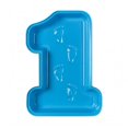 thumbnail image 1 of mpany  Plastic Babys 1st Birthday Tray - Blue, 1 of 1