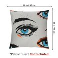 thumbnail image 4 of nygtbtfer Pillow Case Blue Eyes and Lashes Square Cushion Covers Throw Pillow Cover for Couch Sofa Home Bedroom Living Room Decorative Blue White, 4 of 7
