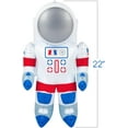 thumbnail image 4 of ArtCreativity 42″ Inflatable Astronauts – Set of 2 Blow-Up Astronaut Toys for Kids, Space Party Decorations, Outer Space Pretend Play & Decor, 4 of 7