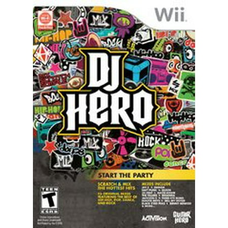 DJ Hero (Game Only)- Nintendo Wii (Refurbished) (Best Wii Original Games)