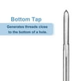 thumbnail image 3 of Uxcell 2pcs Hand Bottom Tap #4-48 UNF 2B Bottoming Style Screw Tapping Threading Tool, 3 of 6