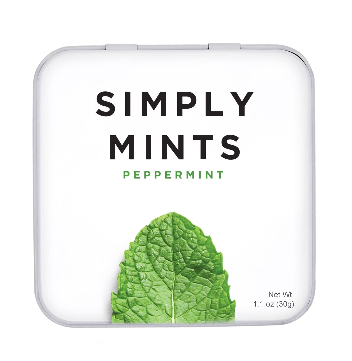 Simply Mints Peppermint Breath Mints Pack of Six Breath
