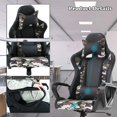 thumbnail image 4 of BestOffice Ergonomic Office Chair, High-Back White, Lumbar Support PC PU Task Ergonomic Executive Swivel for Back Pain Women, Men (Camo), 4 of 7