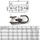 thumbnail image 1 of Bogie de barco de acero inoxidable 34 (M10) LingWen 8390611429355, 1 of 1