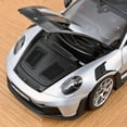 thumbnail image 5 of Norev 2022 Porsche 911 992 GT3 RS w/ Weissach Package GT Silver Metallic 1:18, 5 of 5