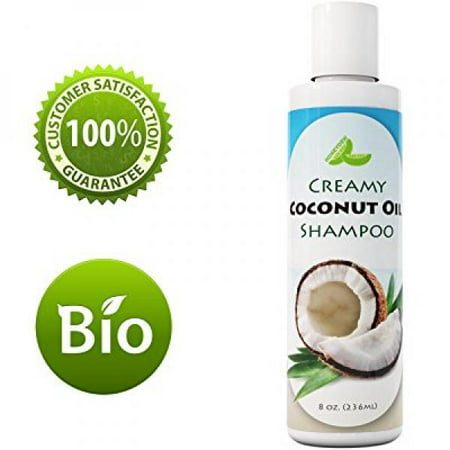 All Natural Coconut Oil Shampoo for Hair Growth - Hair Regrowth Treatment for Men and Women - Best Sulfate Free Moisturizing Shampoo - Safe for Color Treated Hair - Nourishing Hair and Scalp