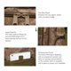 thumbnail image 3 of Camouflage Outdoor Hiking Bag Camo Camping Hunting Backpack Double Zipper Sports Pack Training Equipment Python Mud Color, 3 of 4