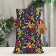 thumbnail image 5 of Cauagu Rock Music Pattern Christmas Gift Bag,Drawstring Xmas Gift Bags Holiday Gift Wrapping Gift Pouch with Tag Holiday Gift Bags Party Favor Bags,1PCS-Medium, 5 of 9