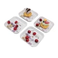 thumbnail image 4 of Plato de Merienda de Frutas ANGGREK 4 Piezas de Hueso Escupir 15x15cm, 4 of 8