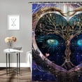 thumbnail image 2 of Orinice Fantasy Tree Bathroom Decor Set with Hooks, Colorful Luxurious Graphic Print Polyester Fabric Shower Curtain, Waterproof Washable Curtains for Bathroom 36x72, 2 of 7