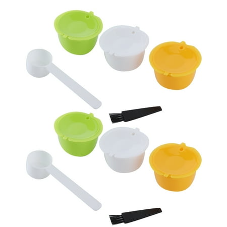 

Coffee Filter Food-grade Materials 2Set Coffee Machine Supplies Leakproof Yellow / Green / White For