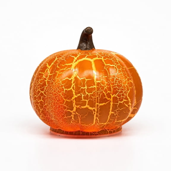 ICQOVD Halloween Pumpkin Lamp,Pumpkin Candle Decoration Light for Halloween Party,Home Tabletop Decor and Seasonal Dress-Up Display